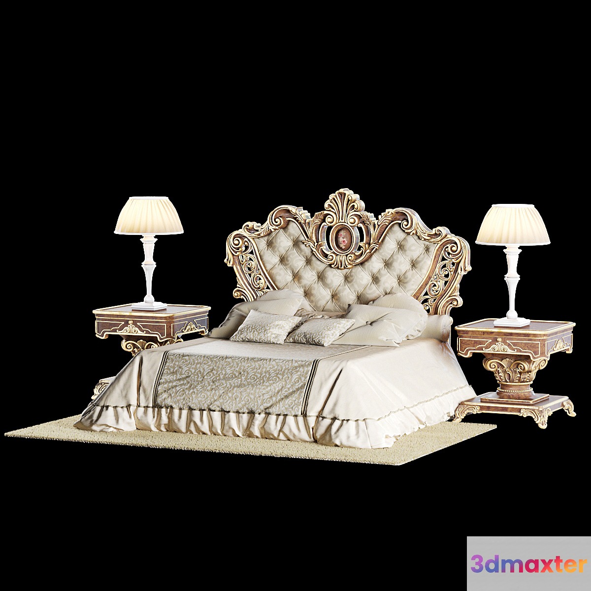 Collezione Imperiale Bed 3D Max