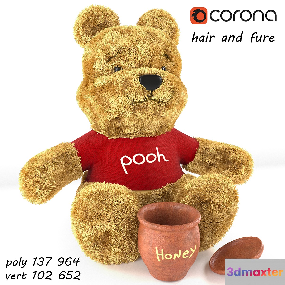 Winnie the Pooh 3D Max
