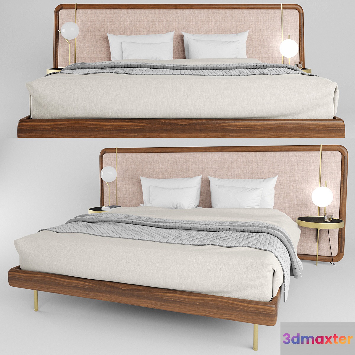 killian bed 3D Max