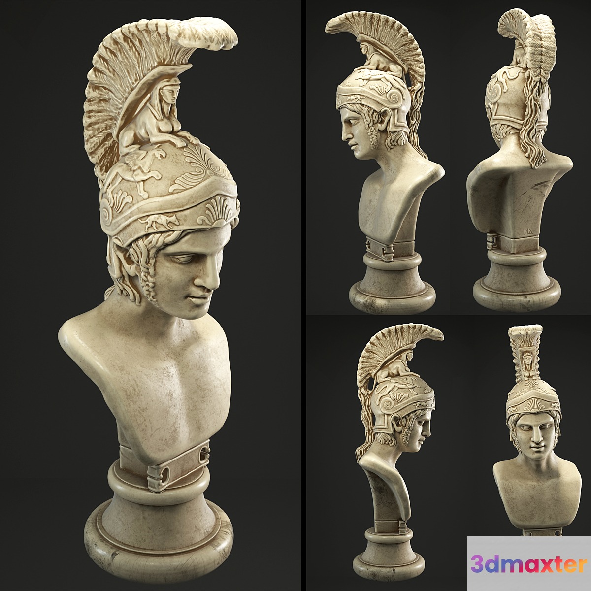 Bust Ares 3D Max