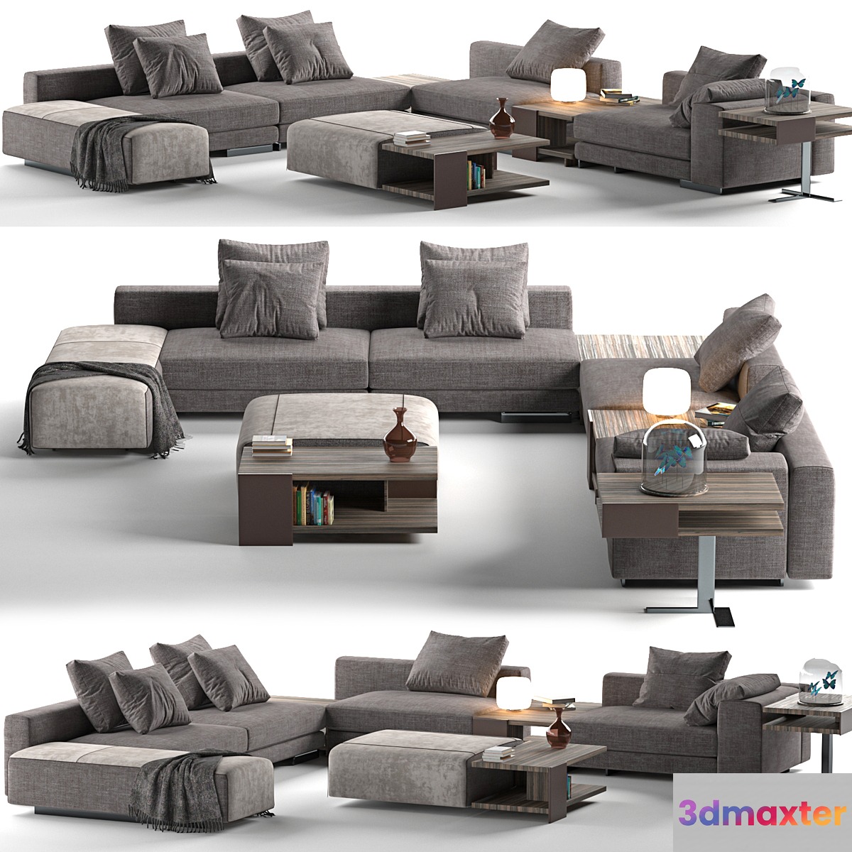 Sofa Atlas Mauro Lipparini 3D Max