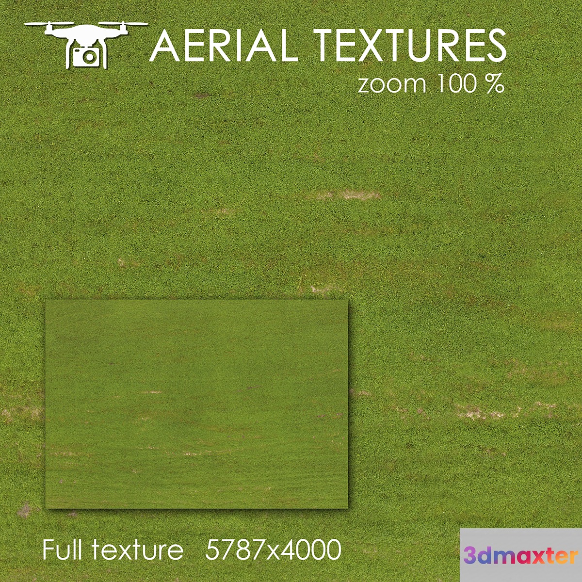 Field with grass 128 3D Max