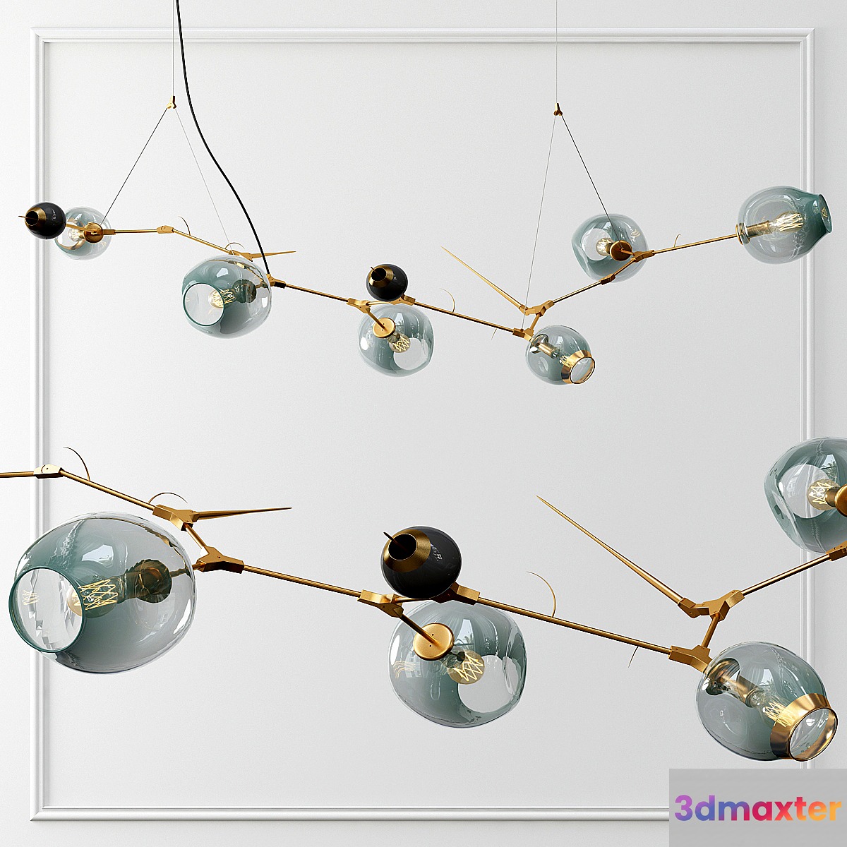 Branching Bubble by Lindsey Adelman_1 3D Max