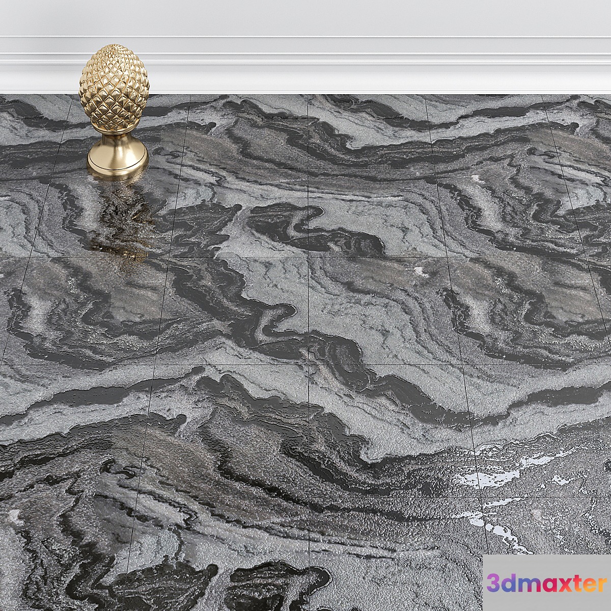 Slab marble Mercury 3D Max