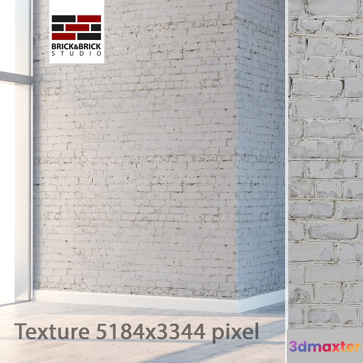White brick 09 3D Max