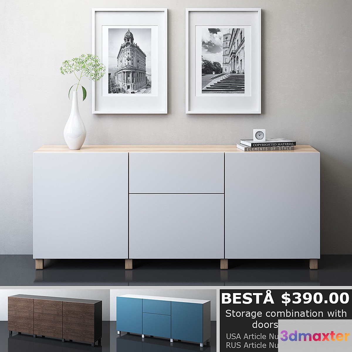 IKEA BESTA Storage combination with drawers - No.4