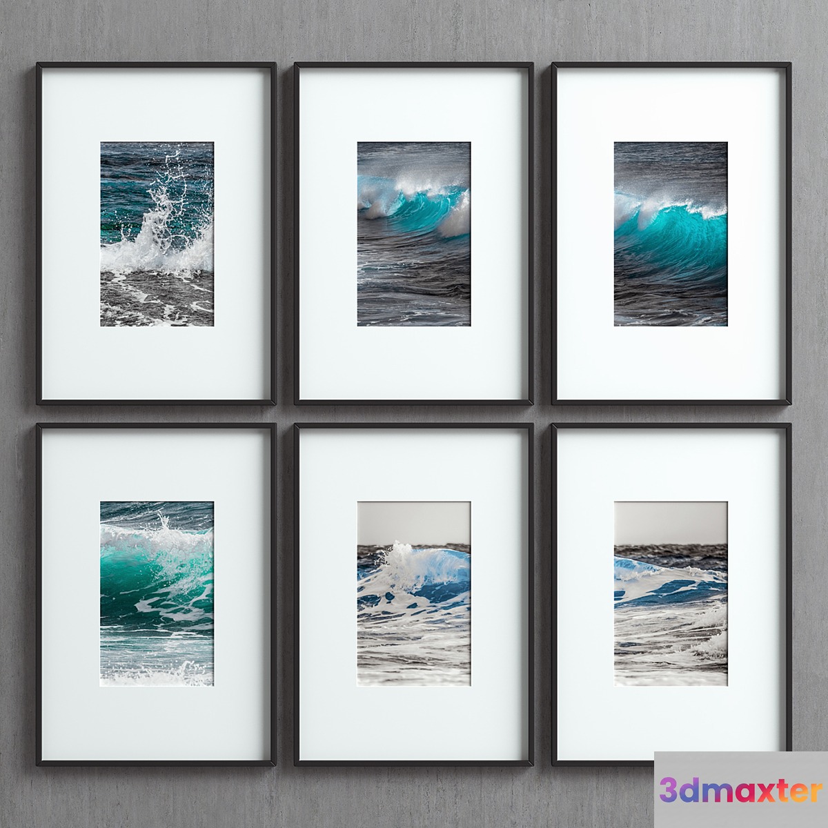 Picture Frames Set-42 3D Max