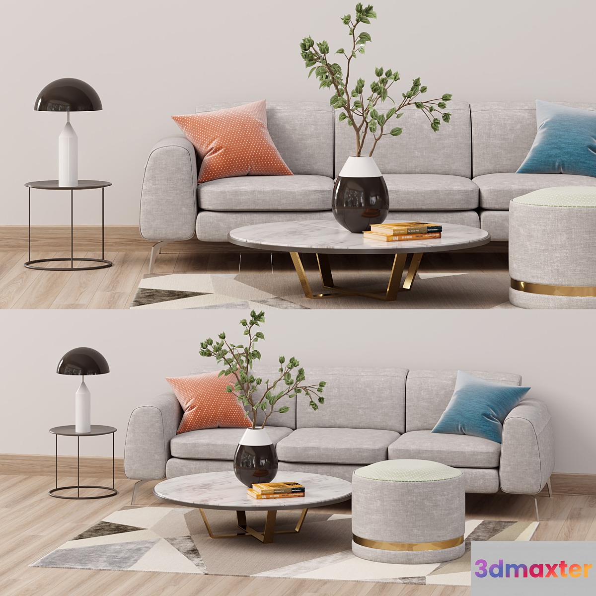 Madison Sofa 02 3D Max