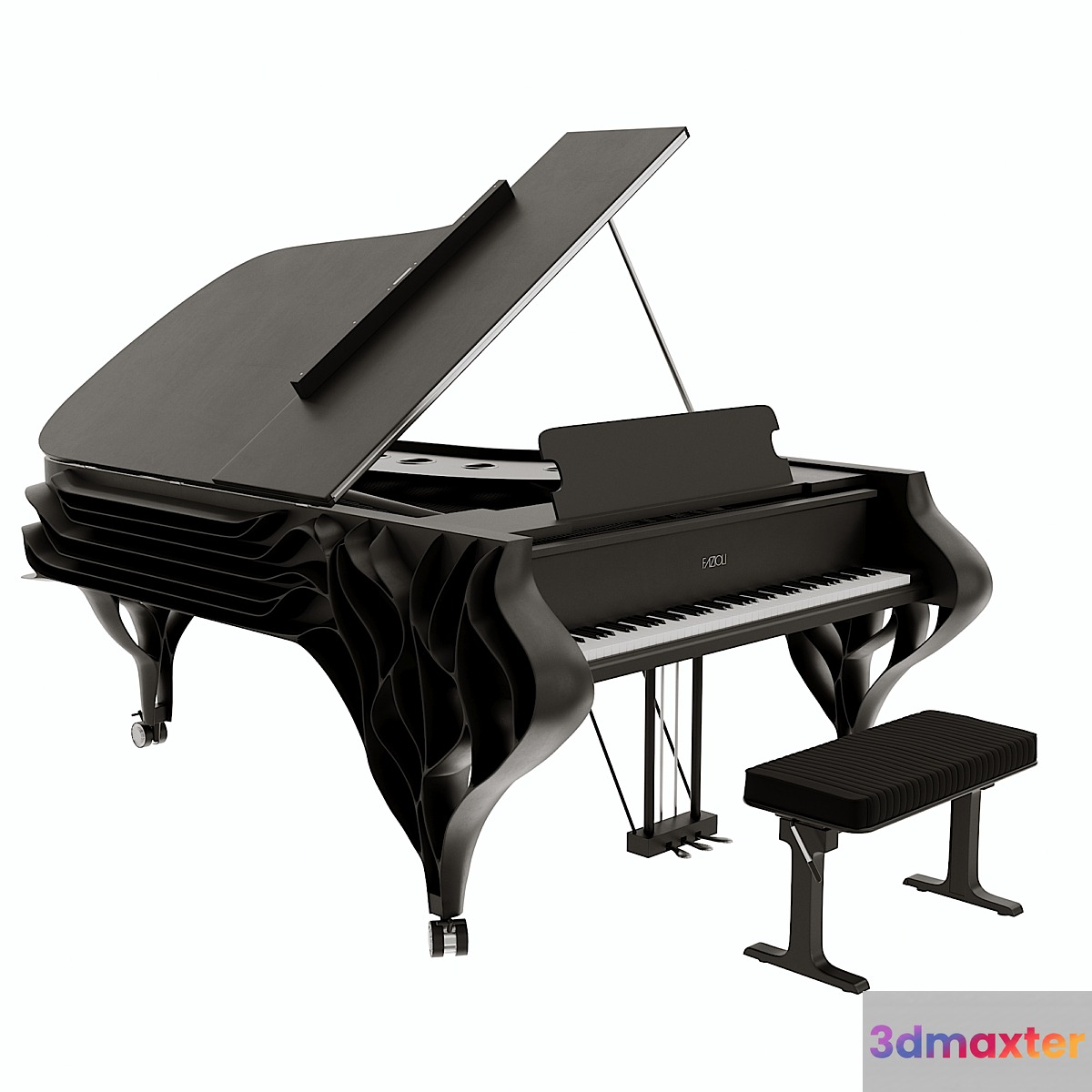 Fazioli butterfly 3D Max