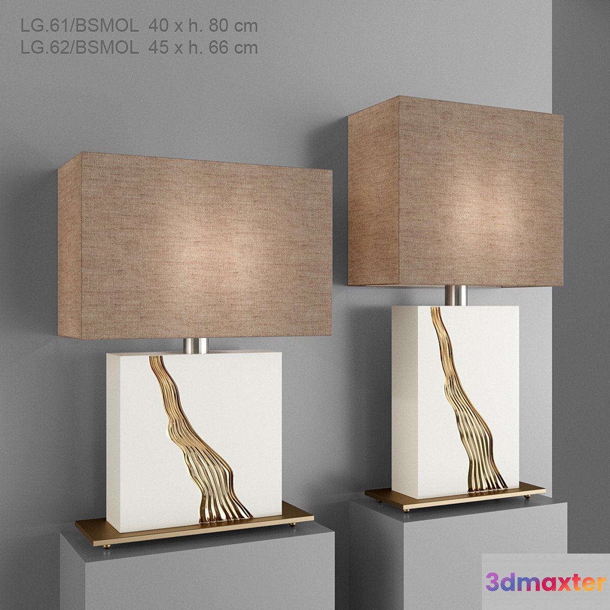 Lorenzon table lamp 3D Max