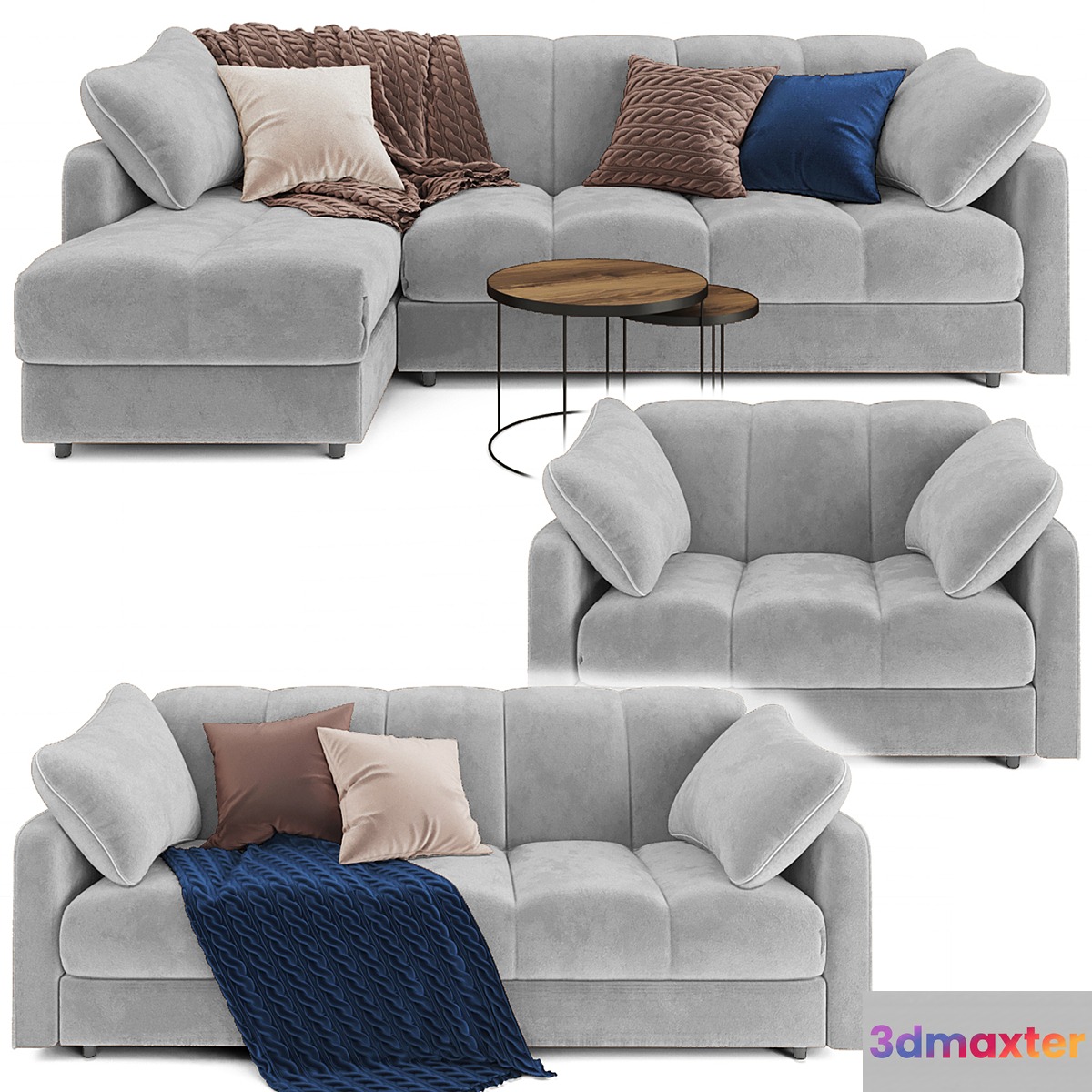 sofa MOON 111_2 3D Max