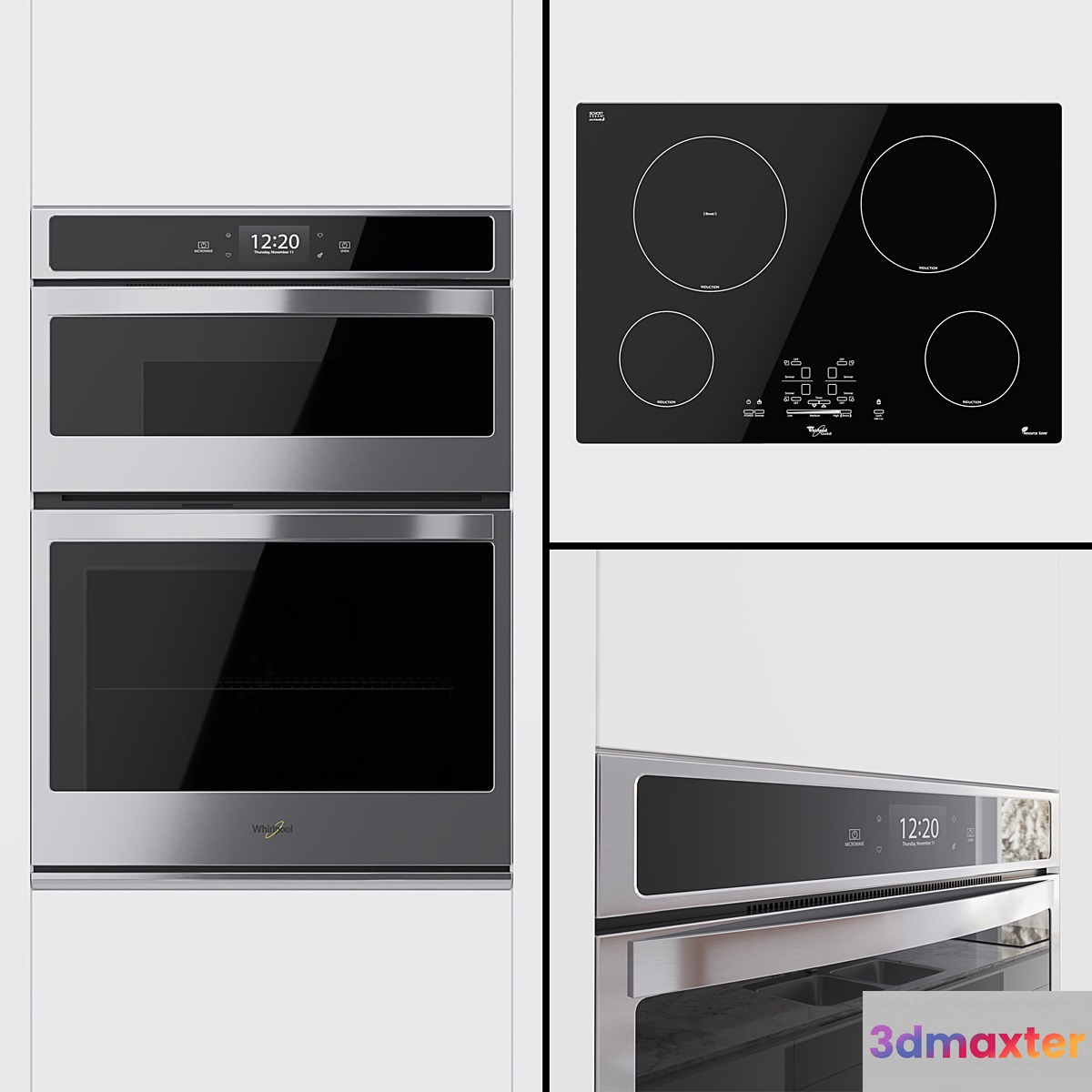 Whirpool - Combined oven WOC97EC0HZ and hob GCI3061XB