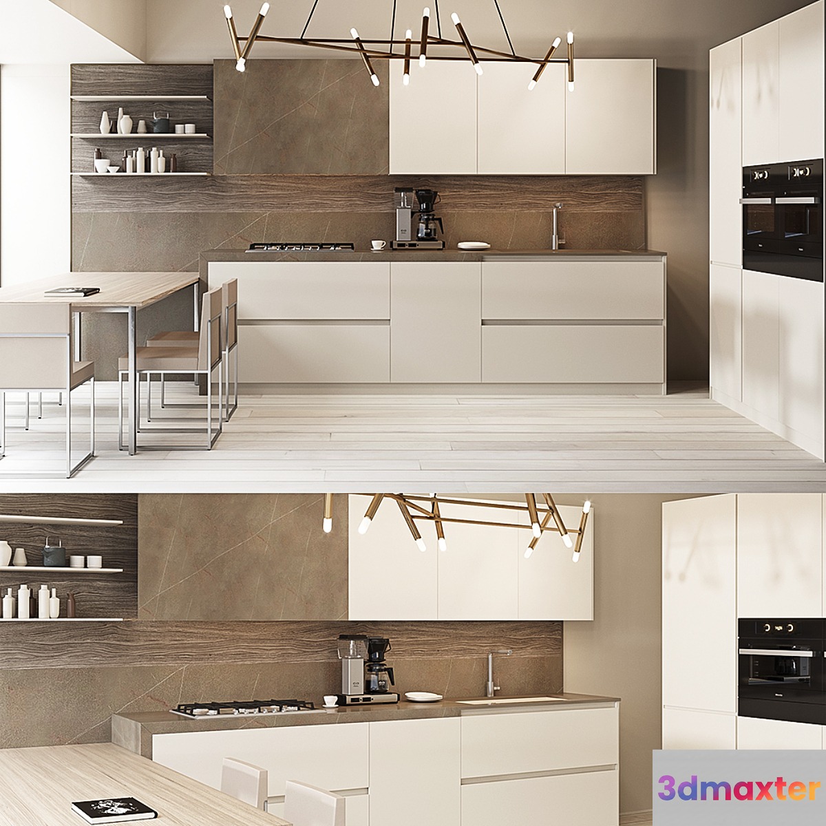 Aster CONTEMPORA composition 1 3D Max