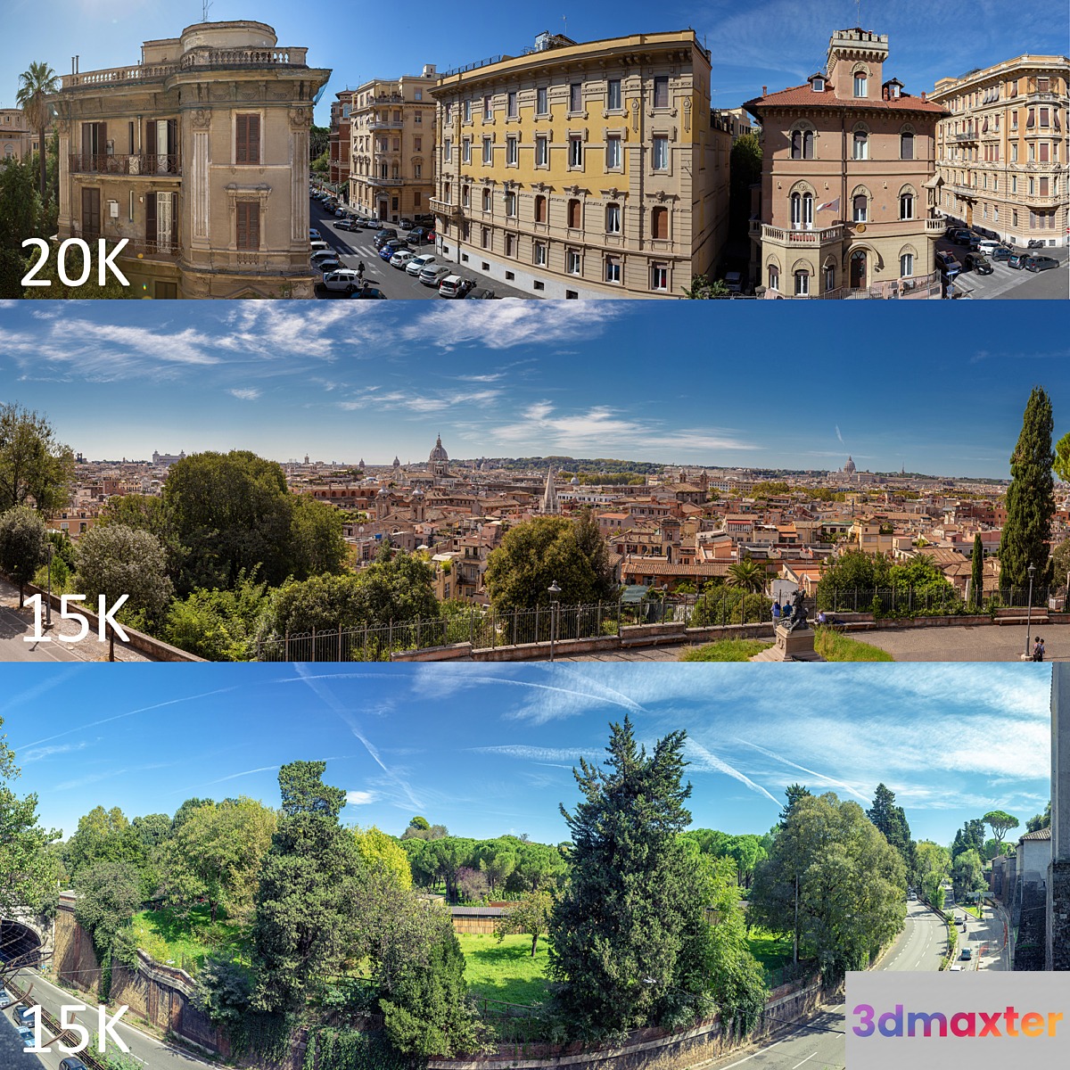 Panoramas of Rome