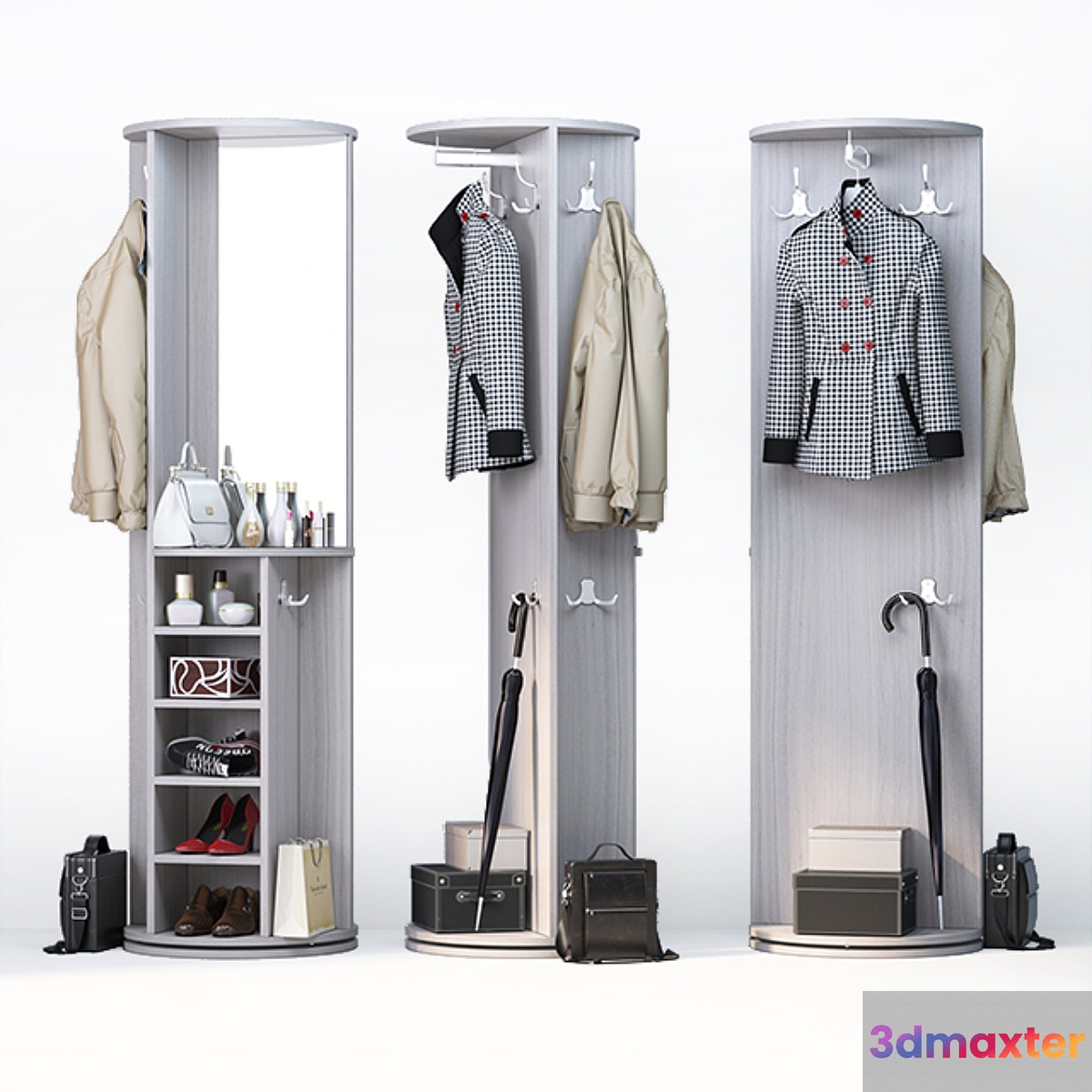 Set of clothes shoes and accessories for mix 4 wardrobe - No.3