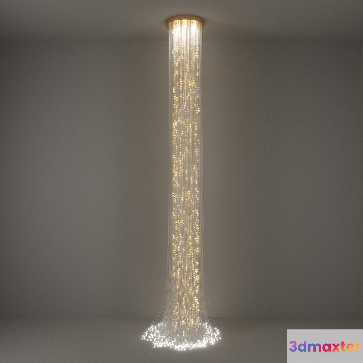 Chandelier Lighting Fiber Optic 3D Max