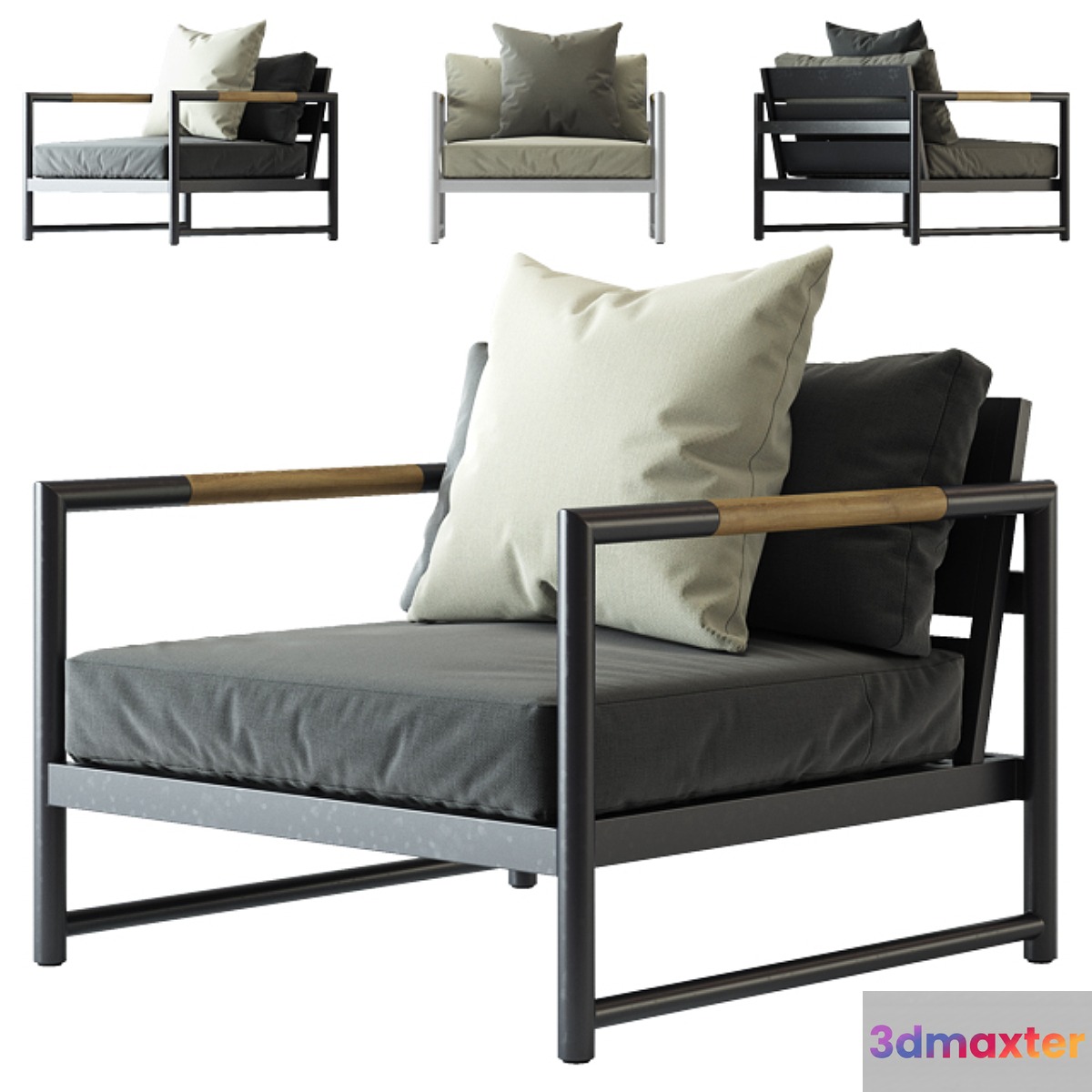 HARBOR _ Breeze XL Arm Chair 3D Max