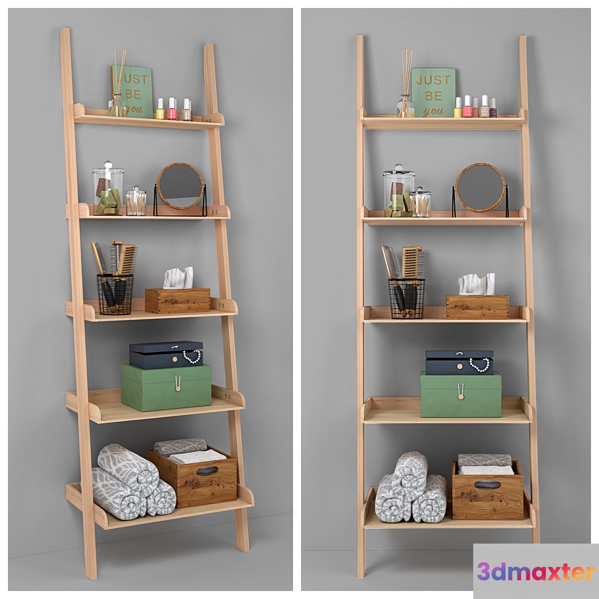 Ladder shelf