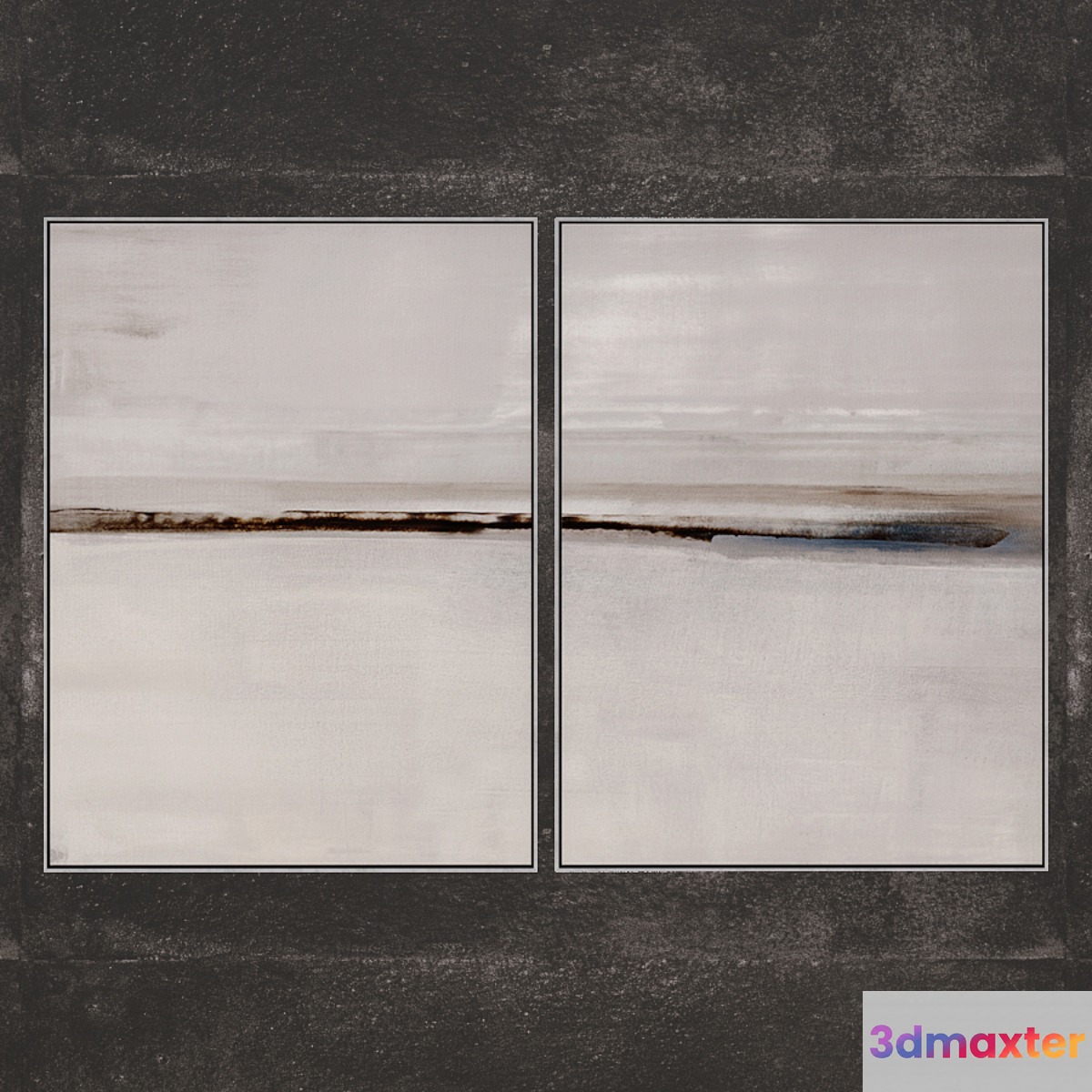 Landscape No5 Diptych John-Richard Collection 3D Max