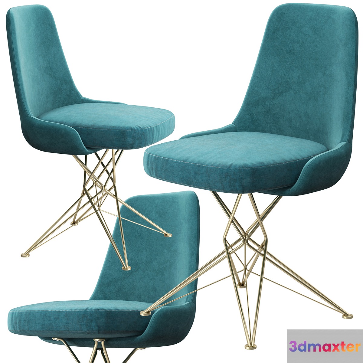 Athena chair - No.2 3D Max