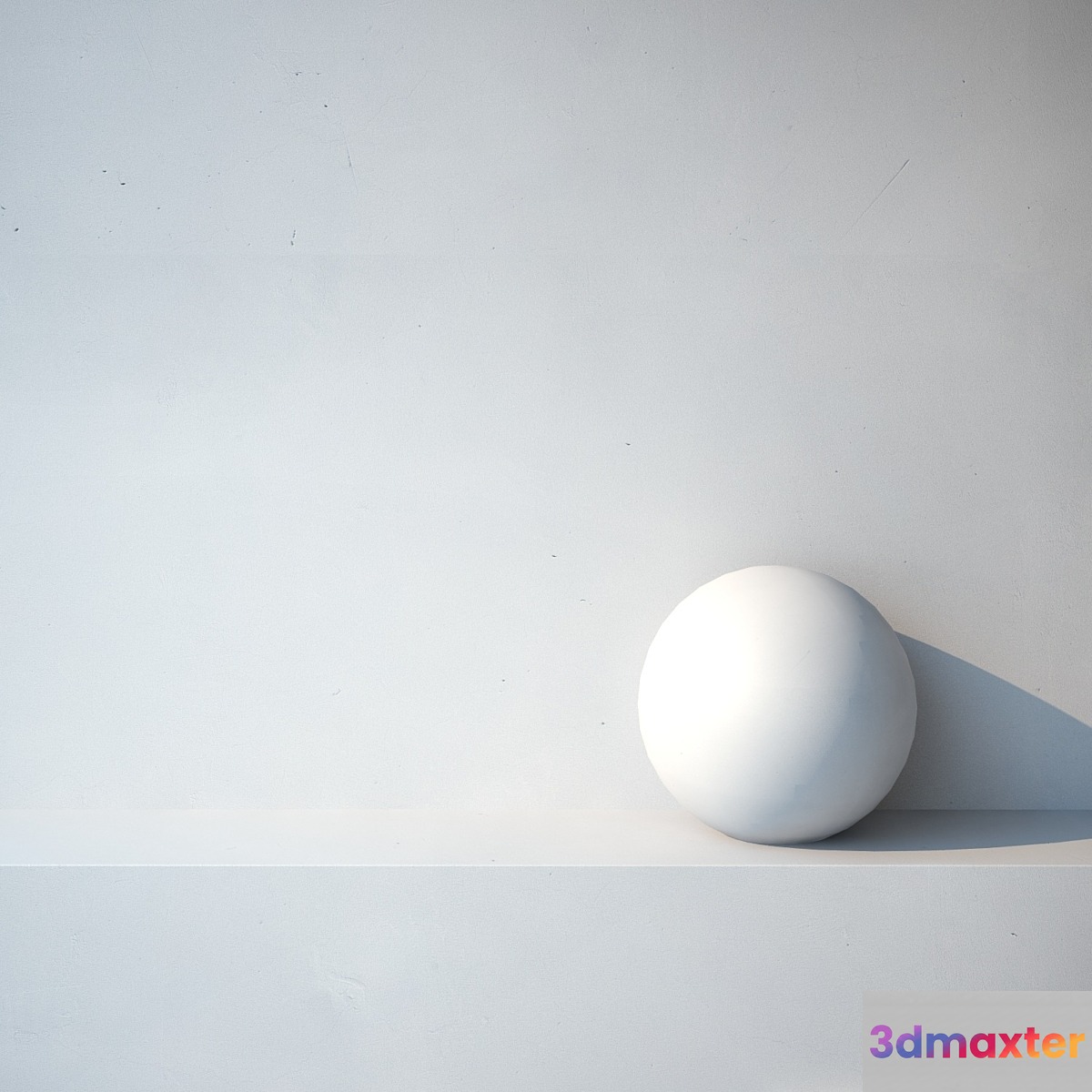 White wall 221 3D Max