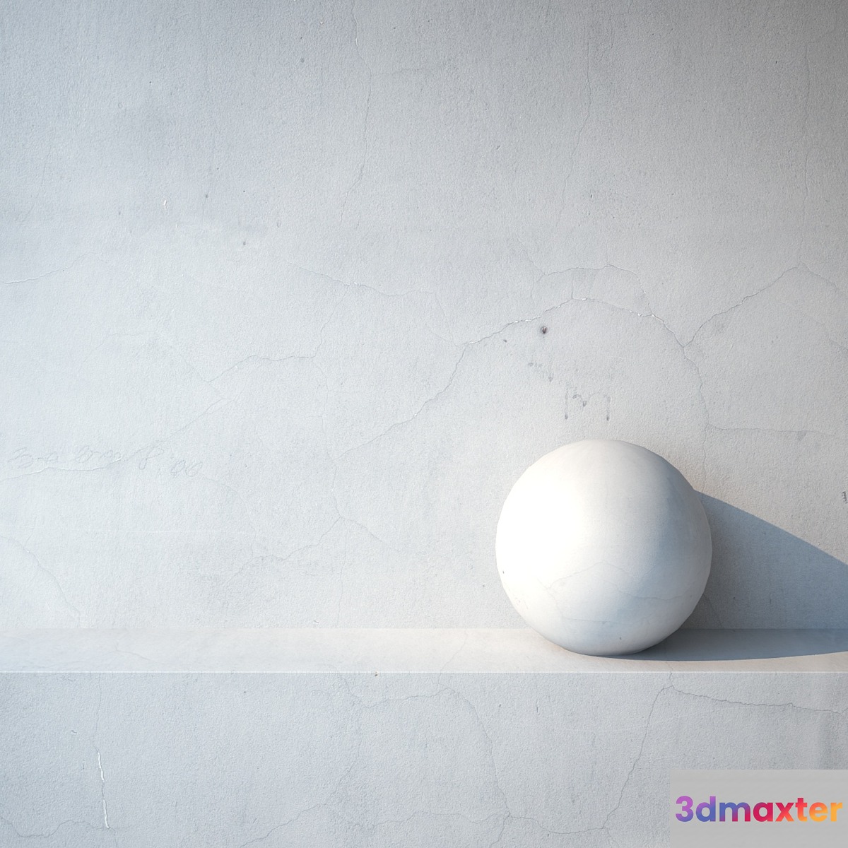 White wall 232 3D Max