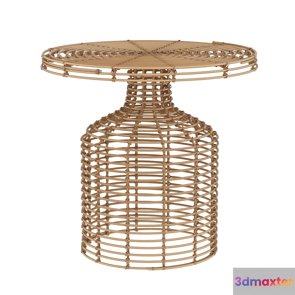 House doctor rattan side table nature 3D Max