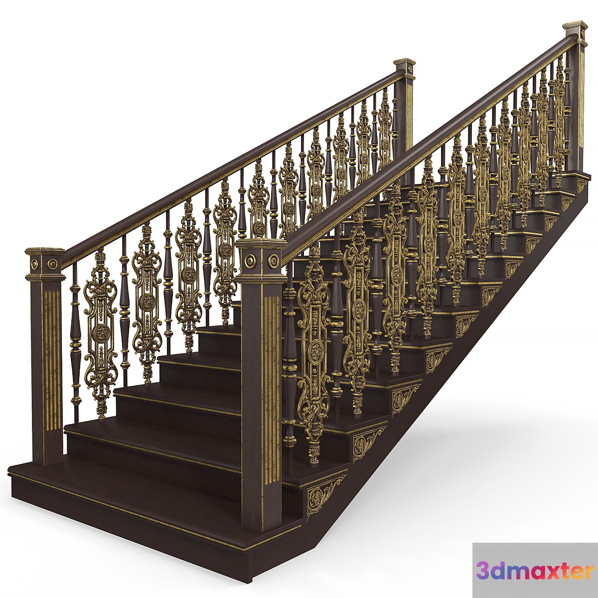 wooden stairs 002