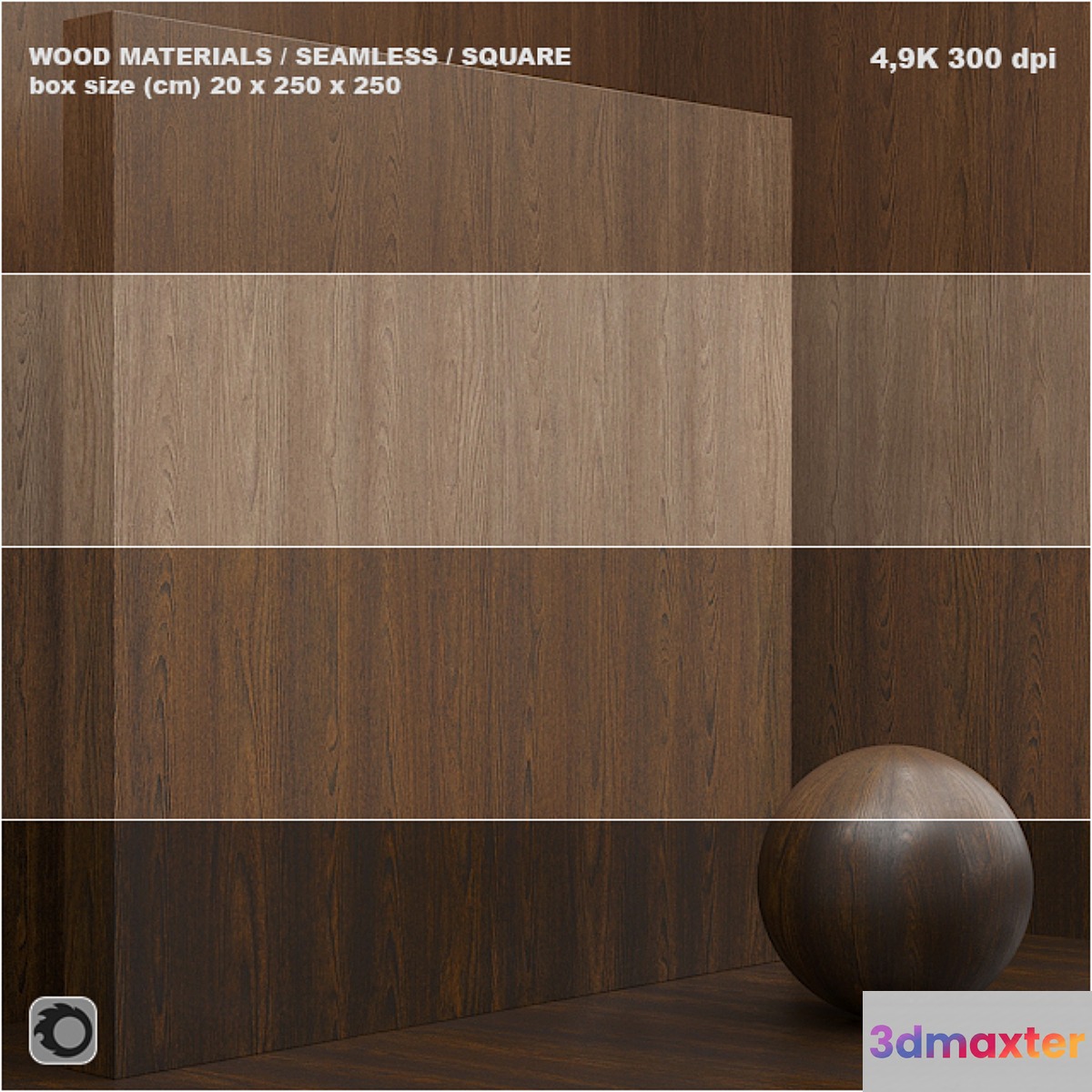 Material wood _ veneer (seamless) - set 36