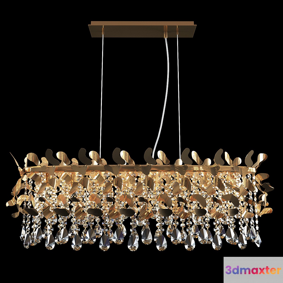 Crystal lux ROMEO SP8 GOLD lamp 3D Max