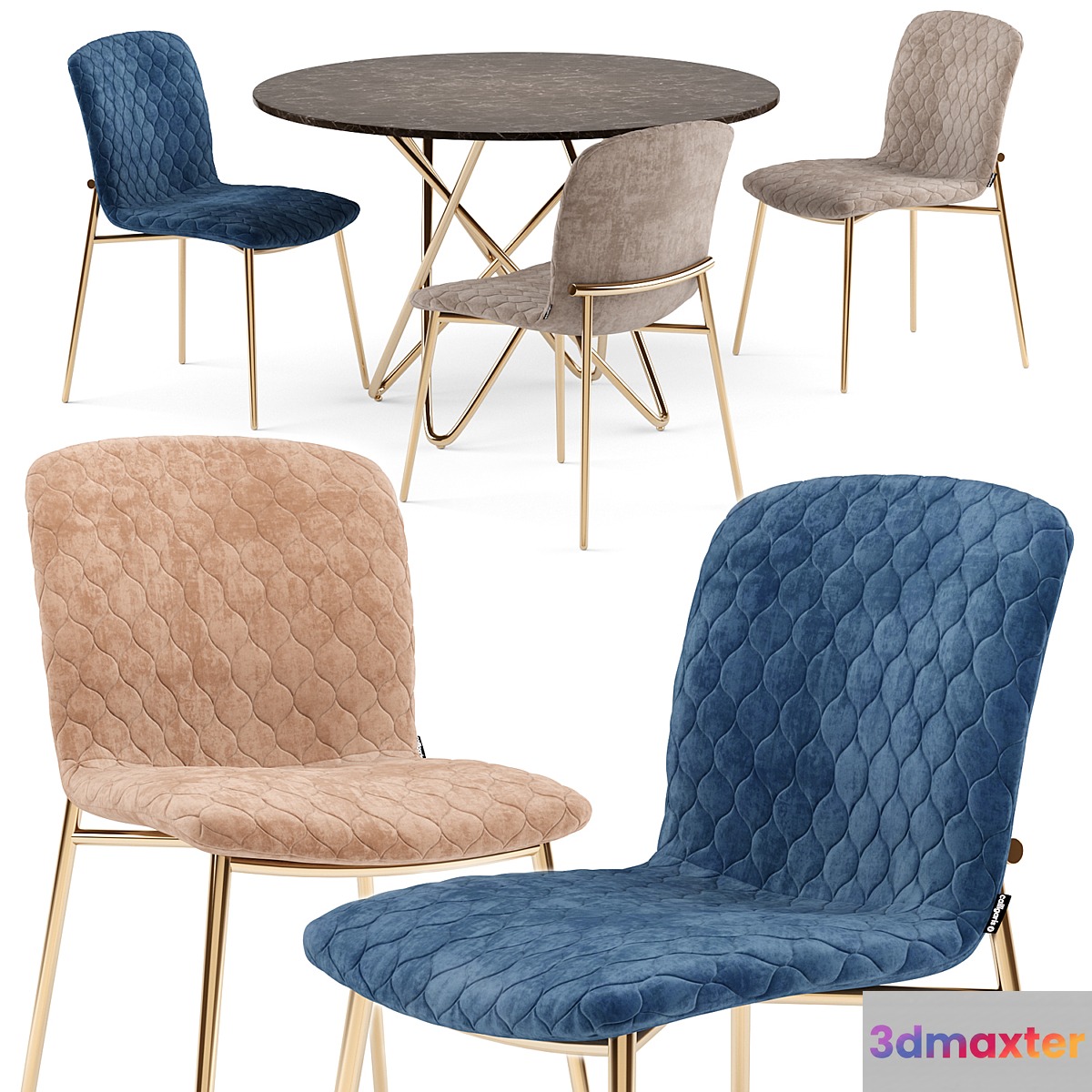 Love chair and Stellar table - Calligaris