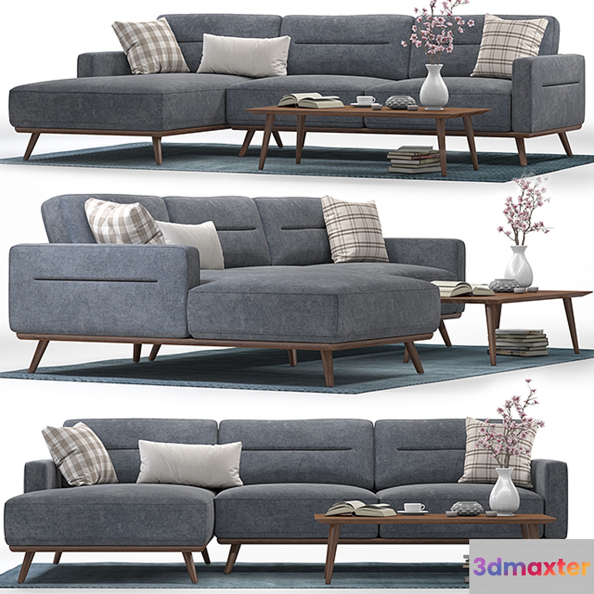 Helsinki corner sofa 3D Max