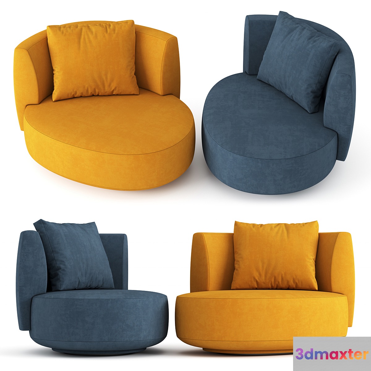 Galotti & Radice Audrey Poltrona 3D Max