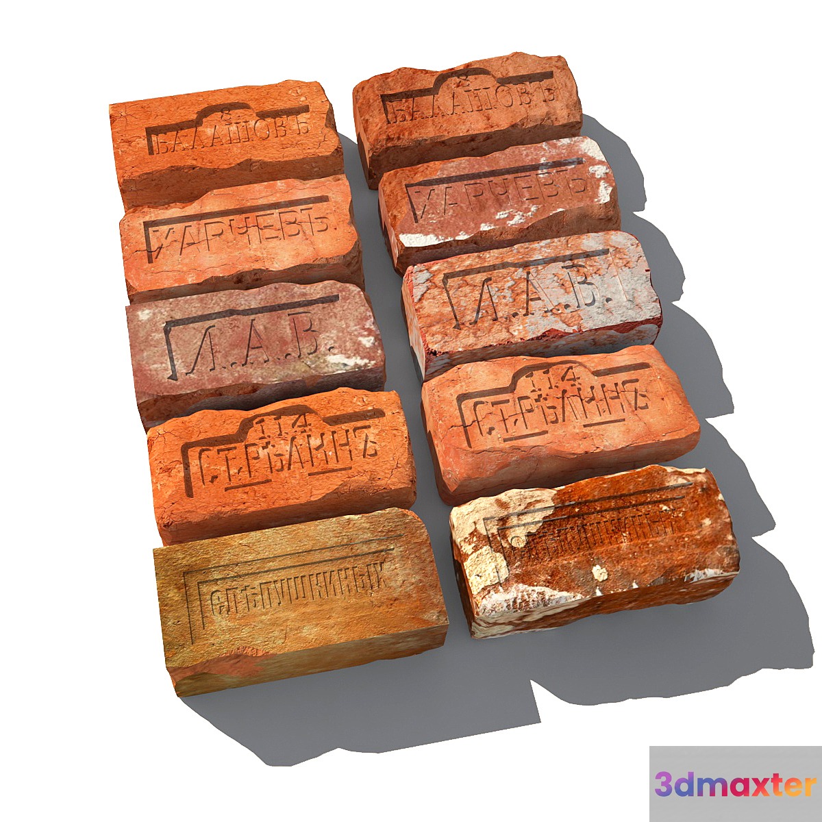 Old bricks - No.3 3D Max