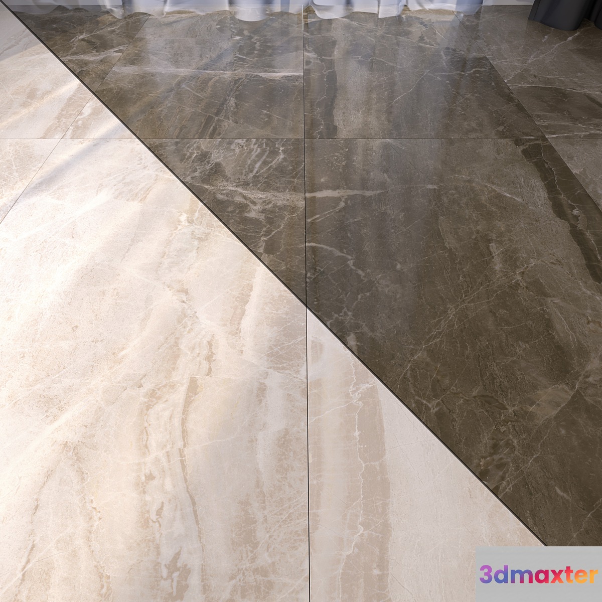Marble Floor Set 17 3D Max