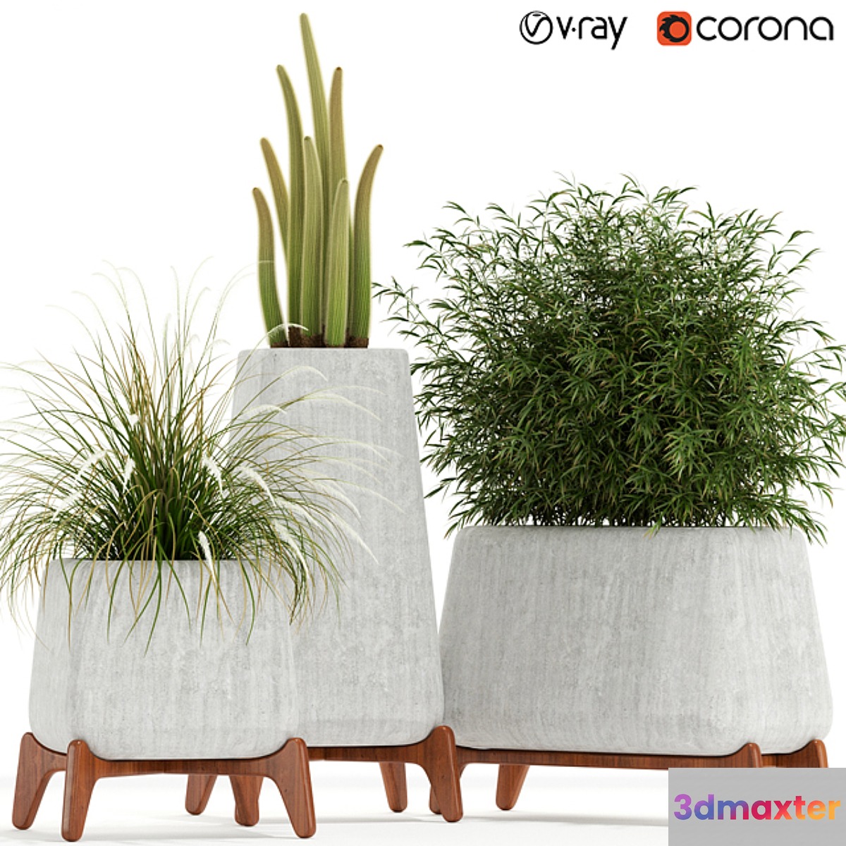 Plants collection 128 indigenus terra 3D Max