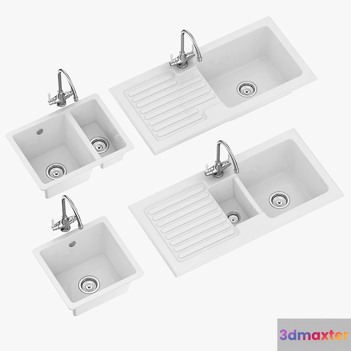 Rangemaster - Ceramic Kitchen Sinks 3D Max