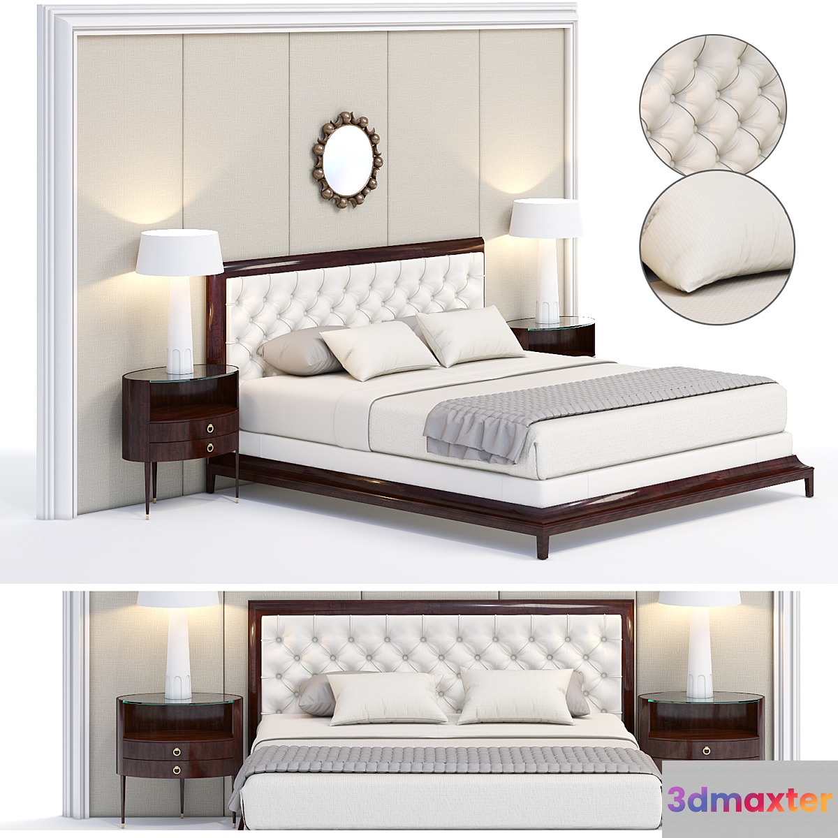 Baker Bed 3D Max