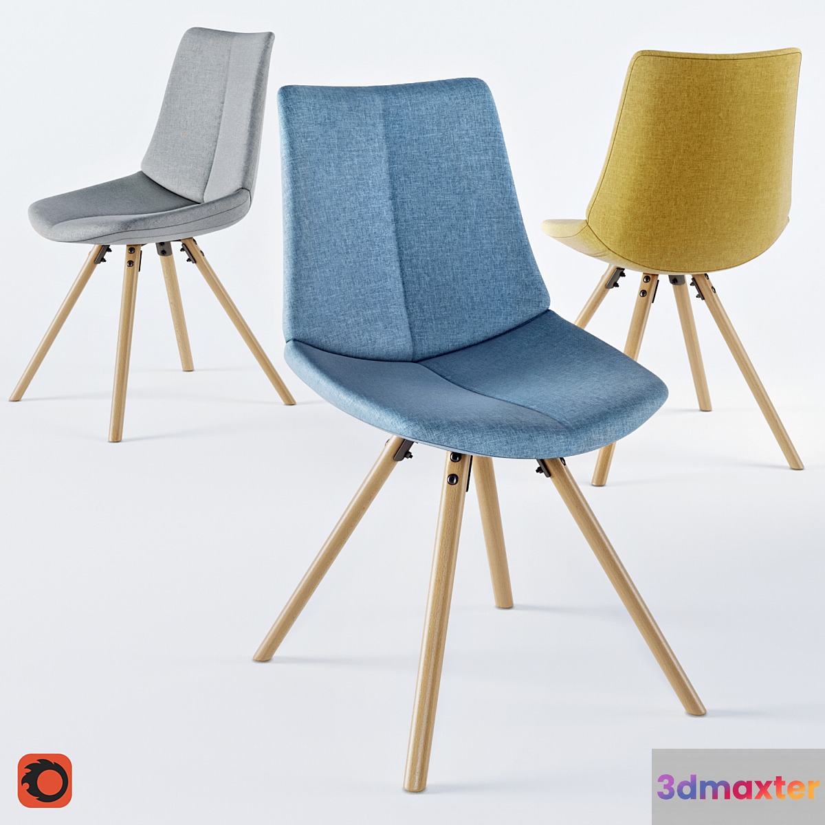 Easy chair La Redoute ASTING 3D Max