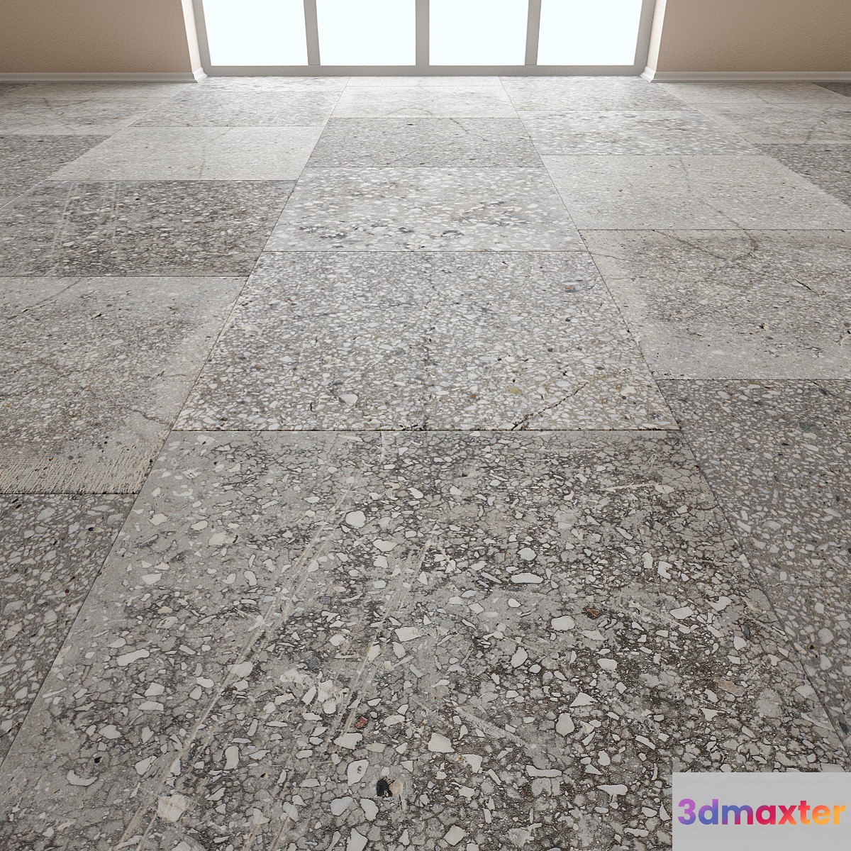 Pavement plate (Floor_001) 3D Max