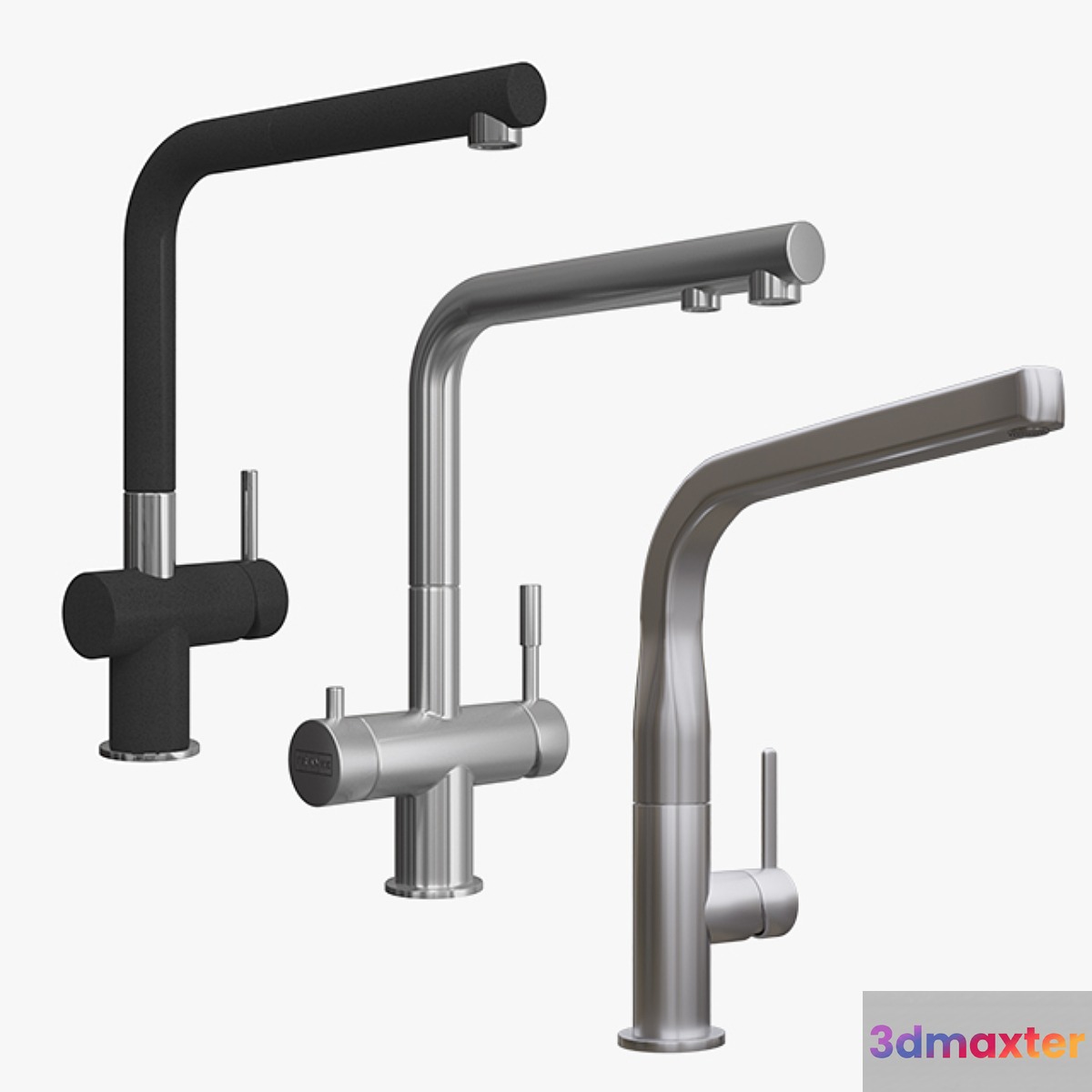Franke Kitchen Taps 01 3D Max