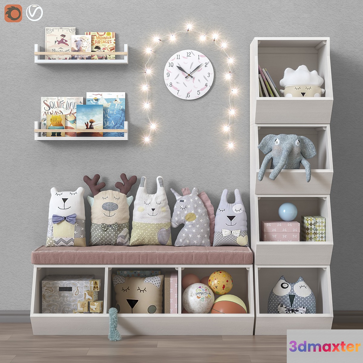 Toys and furniture set 36