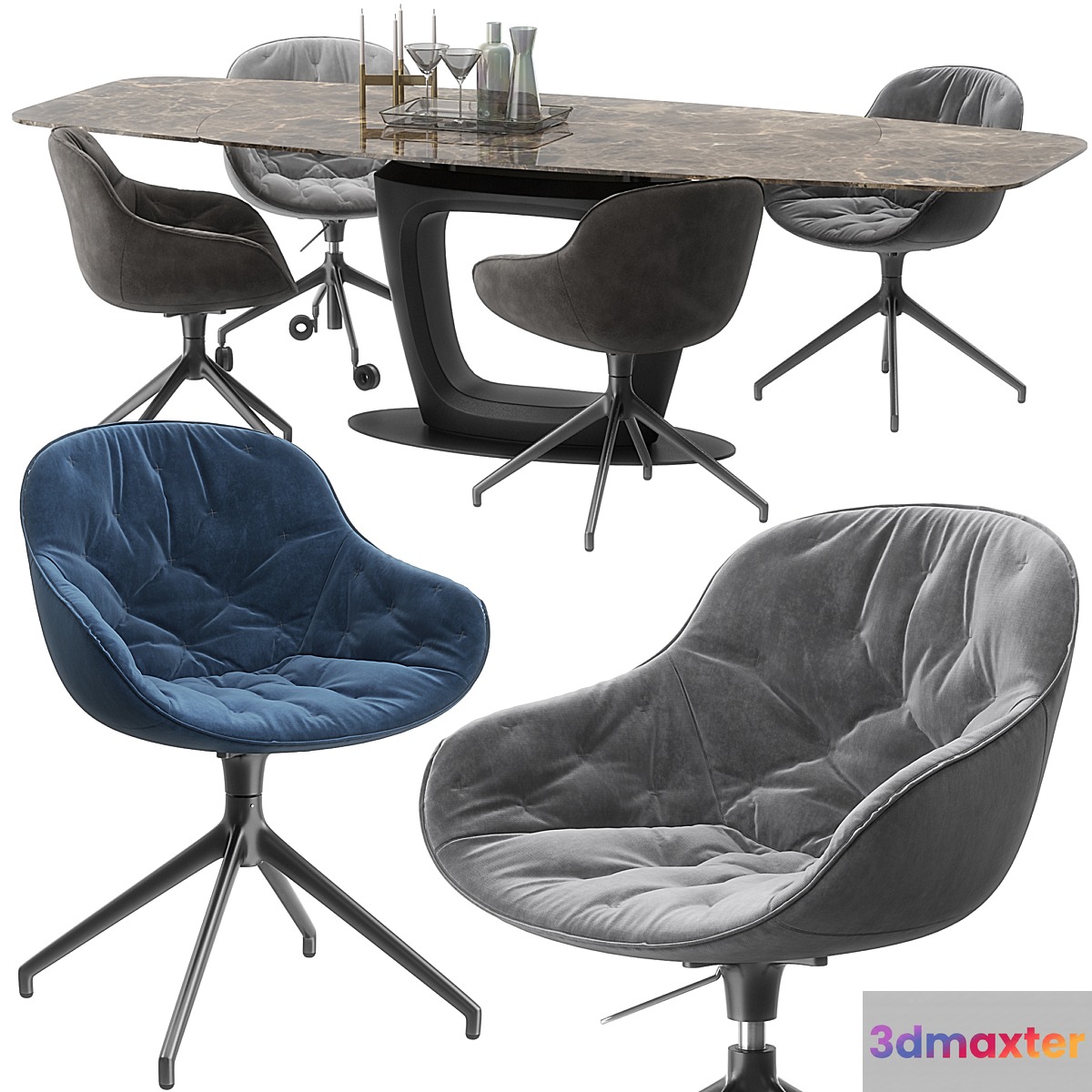 Calligaris Orbital table set - No.2