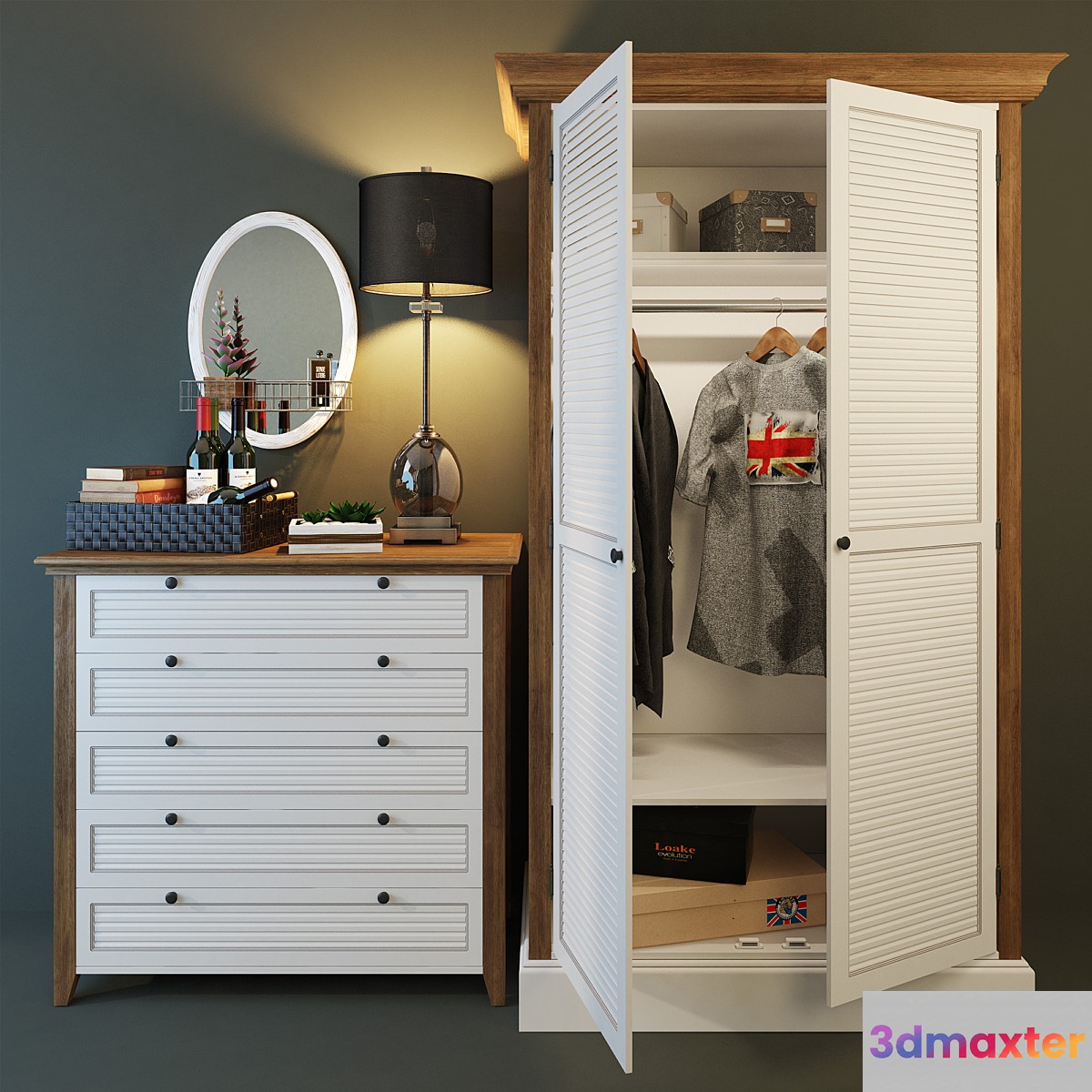 Wardrobe Ranch. Goosli 3D Max