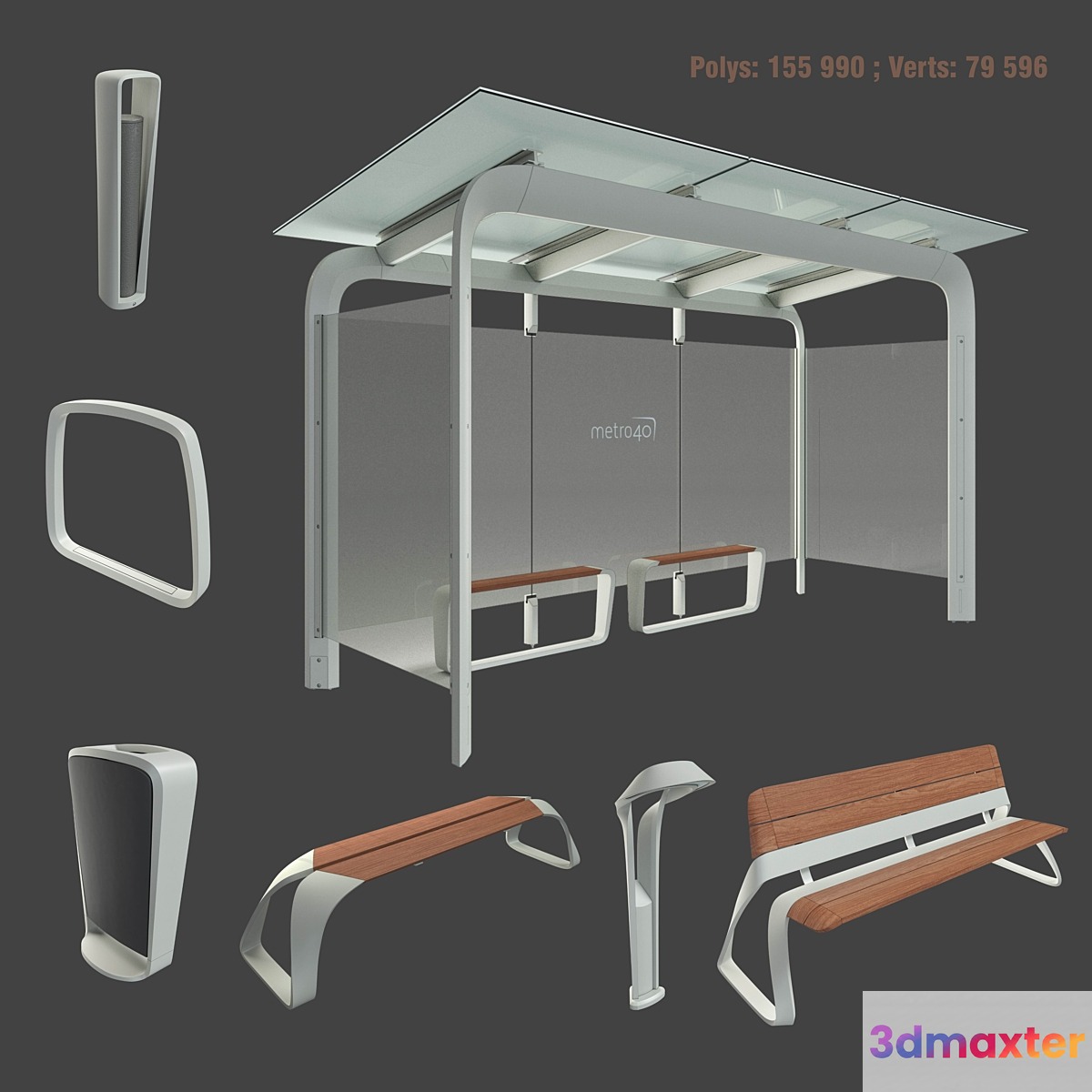 Metro 40 3D Max