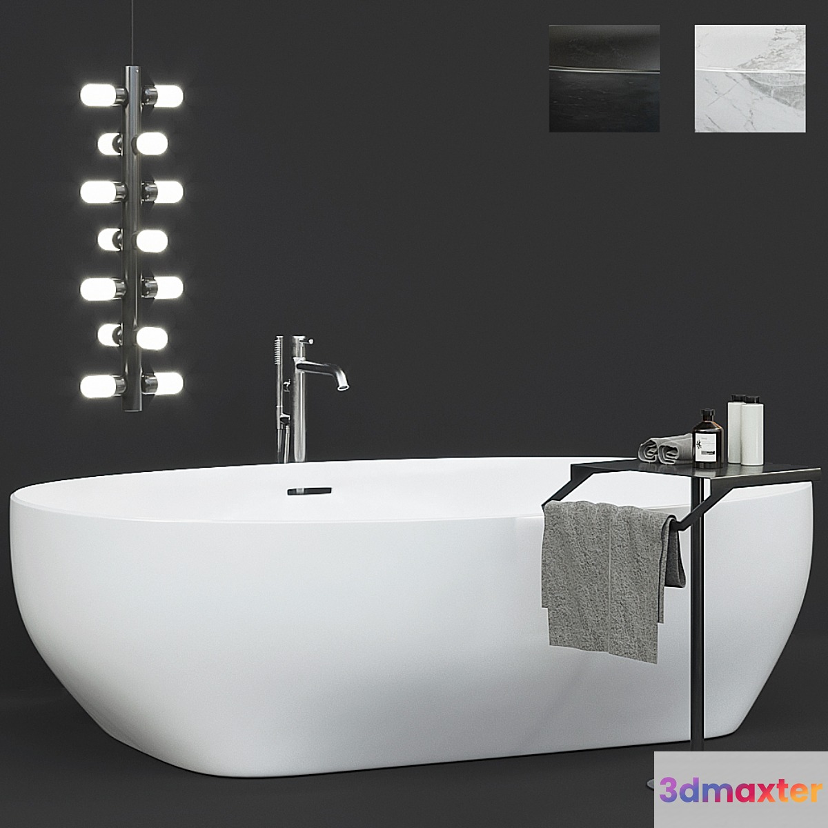 Antoniolupi bath Solidea table Gino