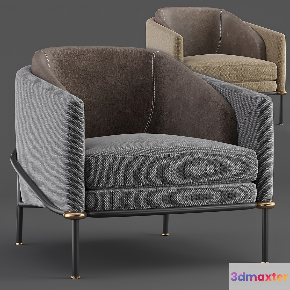 Minotti fil noir 3D Max