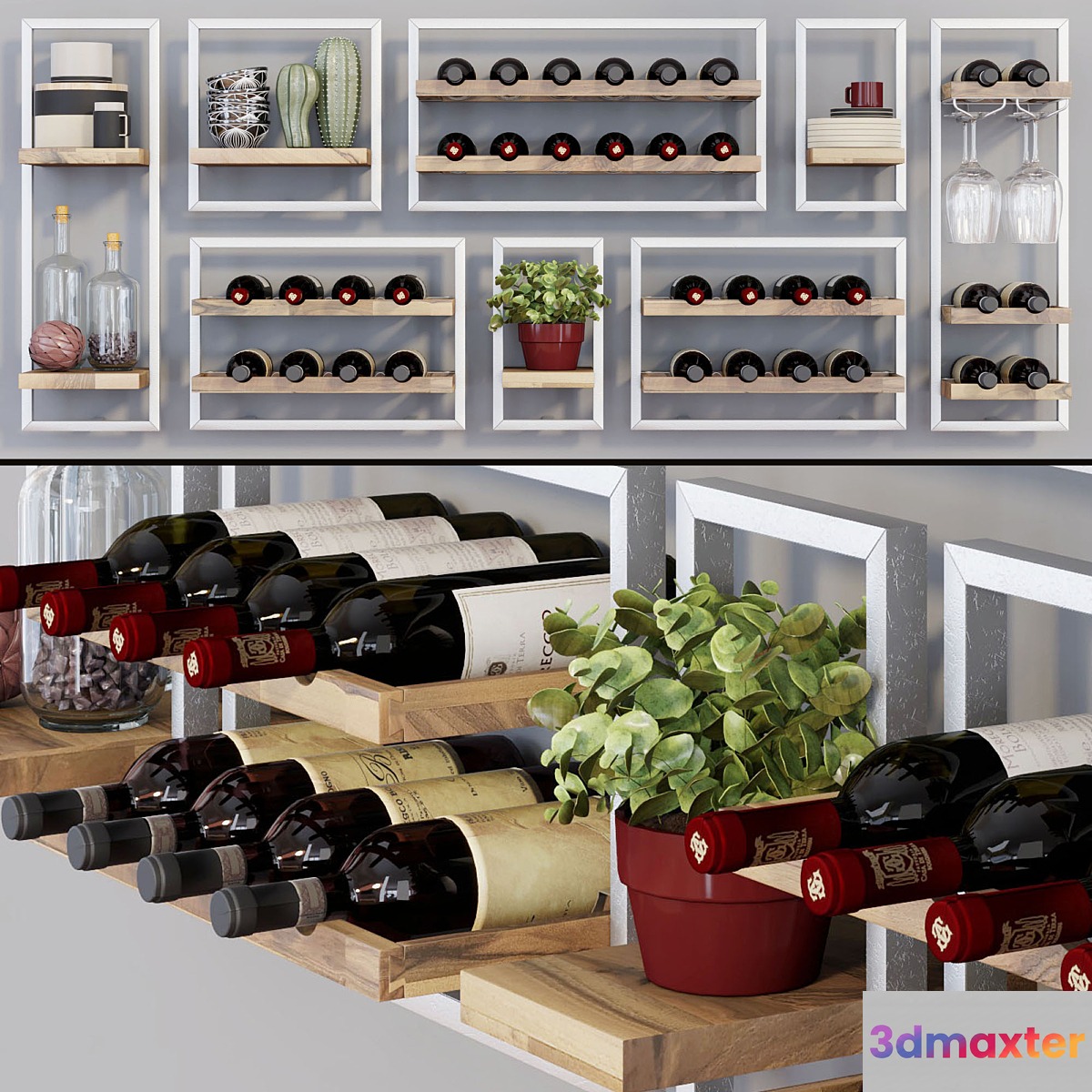 d-Bodhi Shelfmate (hrome) 3D Max