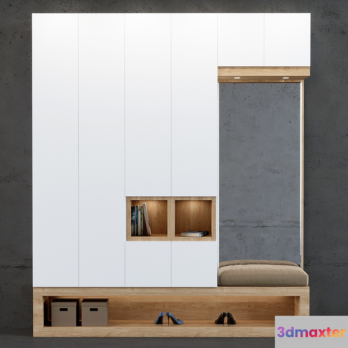 Hallway - Storage 3D Max