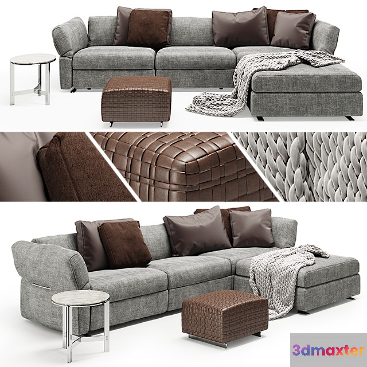 FLEXFORM NEWBRIDGE + BANGKOK + CLARKE 3D Max